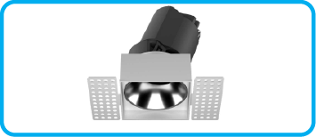 012-AZOOD LED DOWNLIGHT ANTIGLARE SQUARE TRIMLESS - REV 14-3-2026